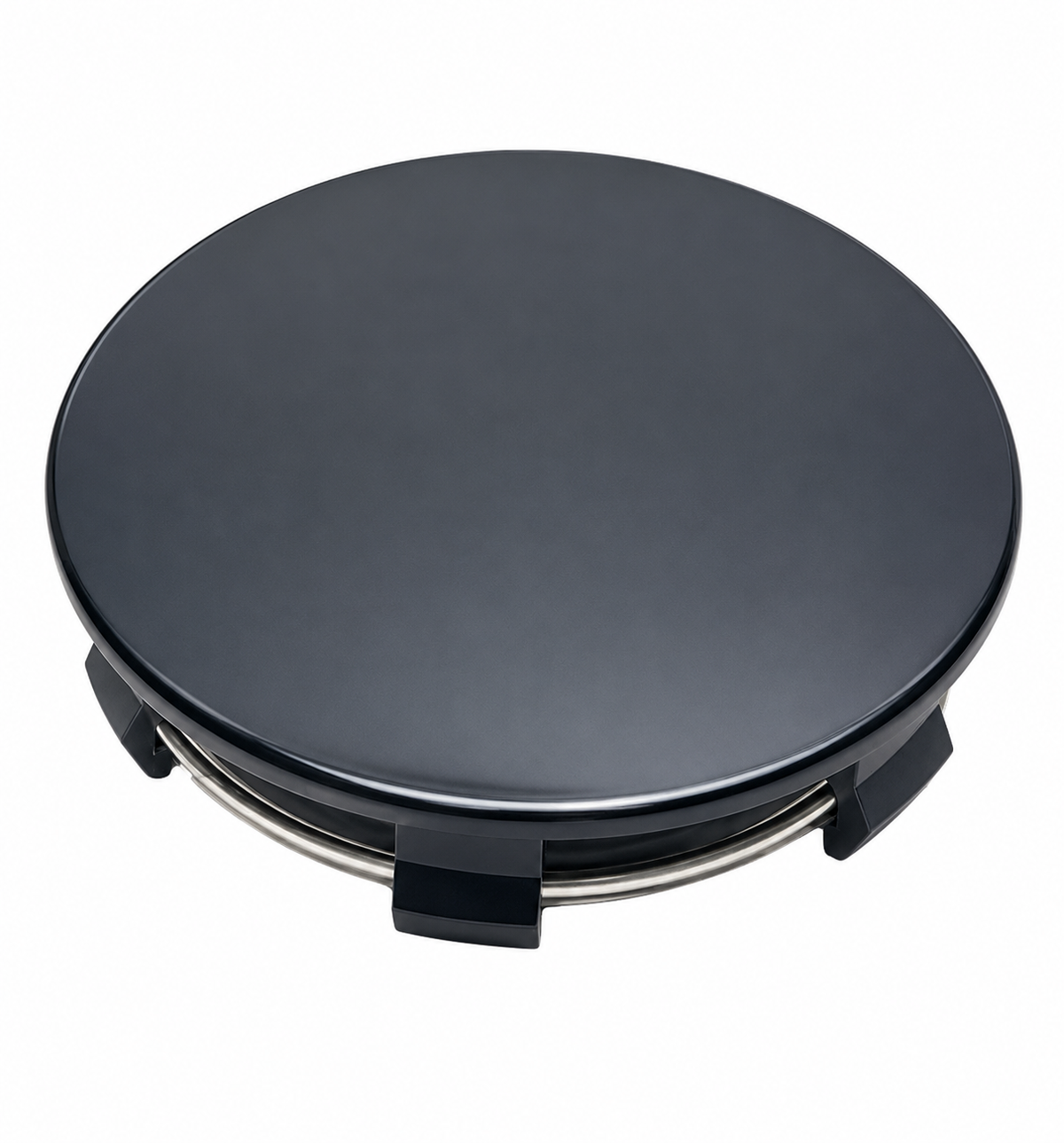 Blank Corvette Wheel Center Cap - Satin Black
