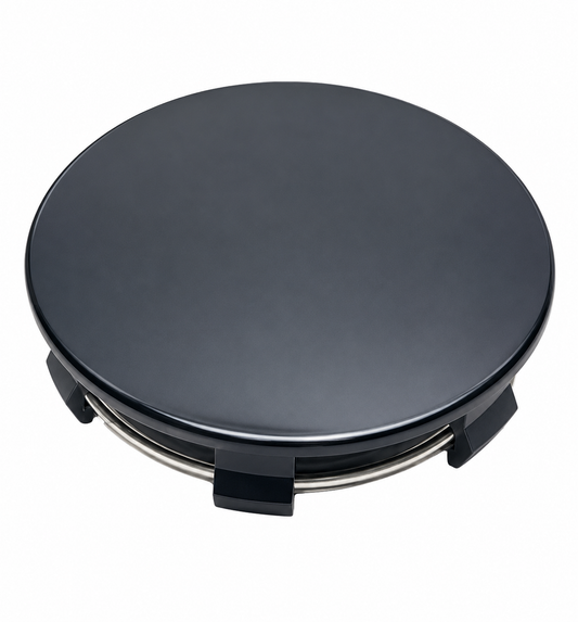 Blank Corvette Wheel Center Cap - Satin Black