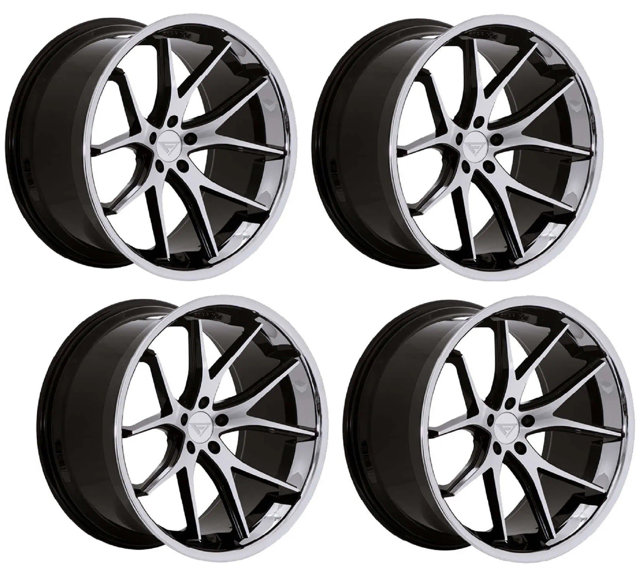 Ferrada FR2 Wheels for C6-C7 Corvette - Machine Face w/ Chrome Lip ...