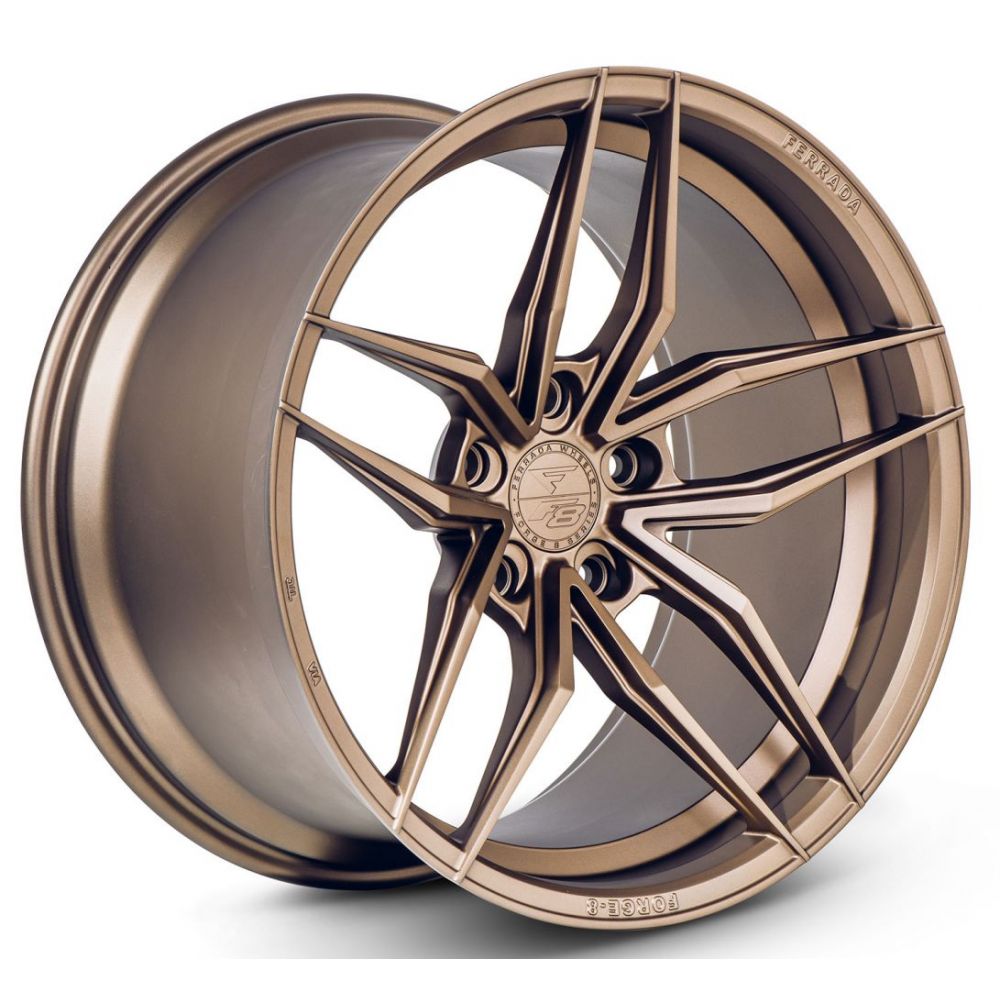 Corvette Wheels: Ferrada Forge-8 FR5 - Matte Bronze