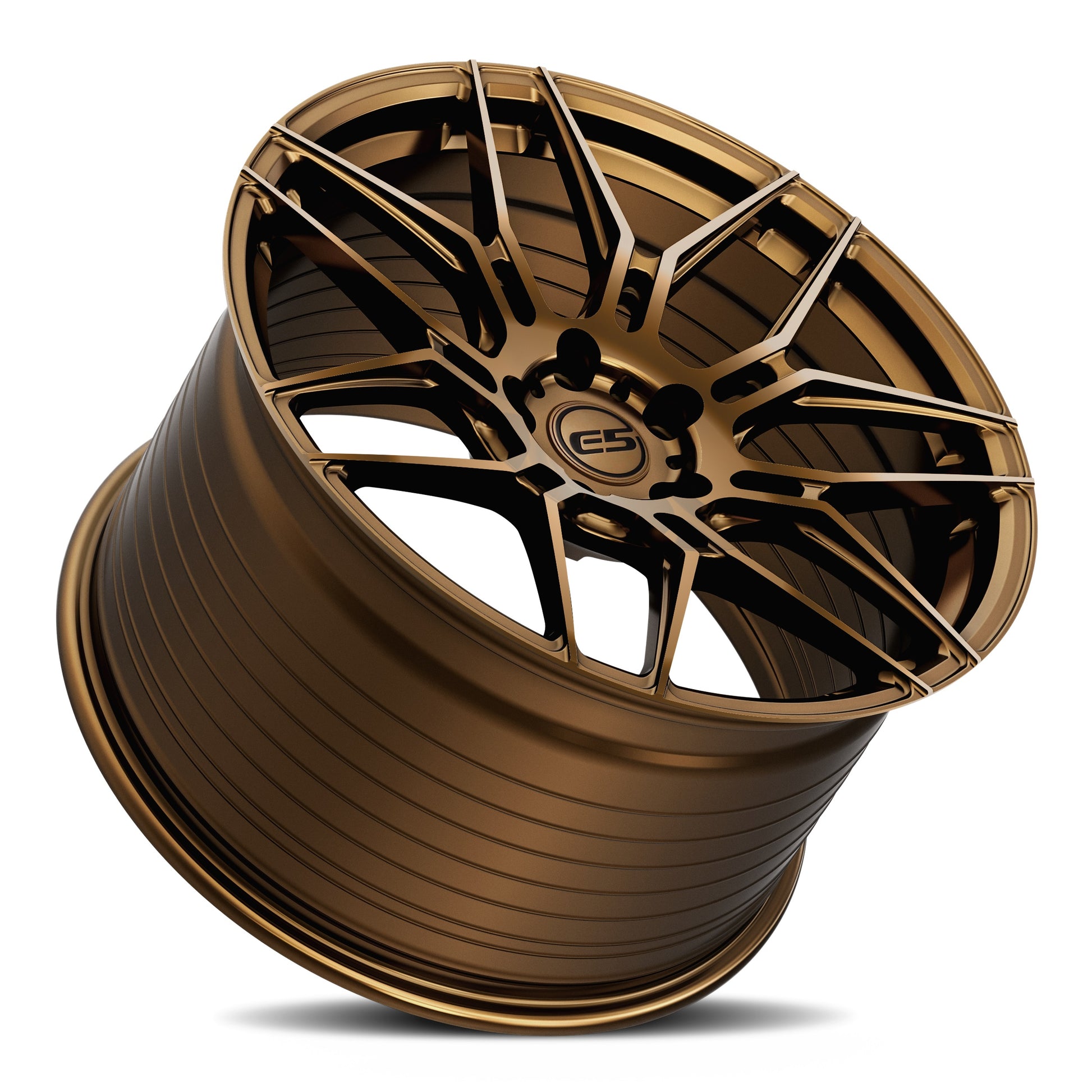 E5 Speedway Dark Bronze Wheel for C6 Corvette (concave view)