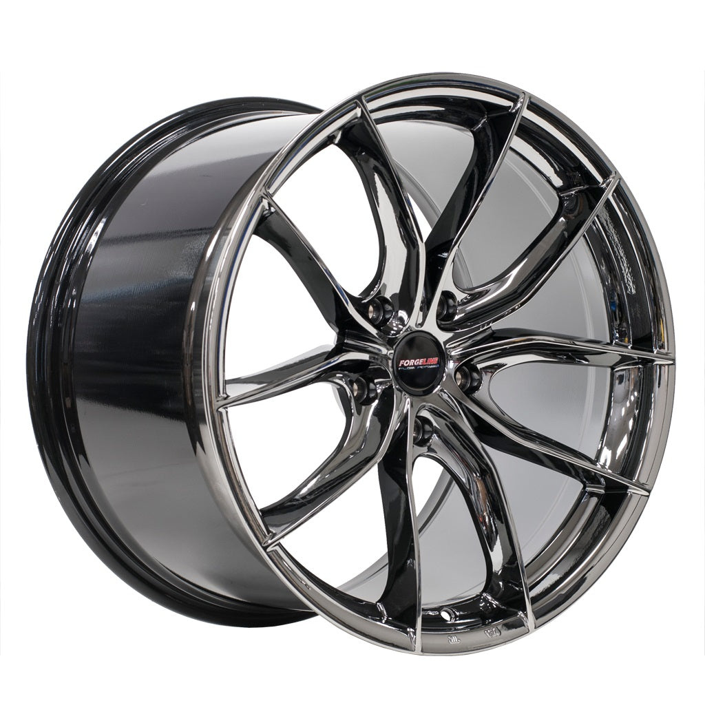 Forgeline F01 Wheels for 2006-2019 C6-C7 Corvettes - Black Ice