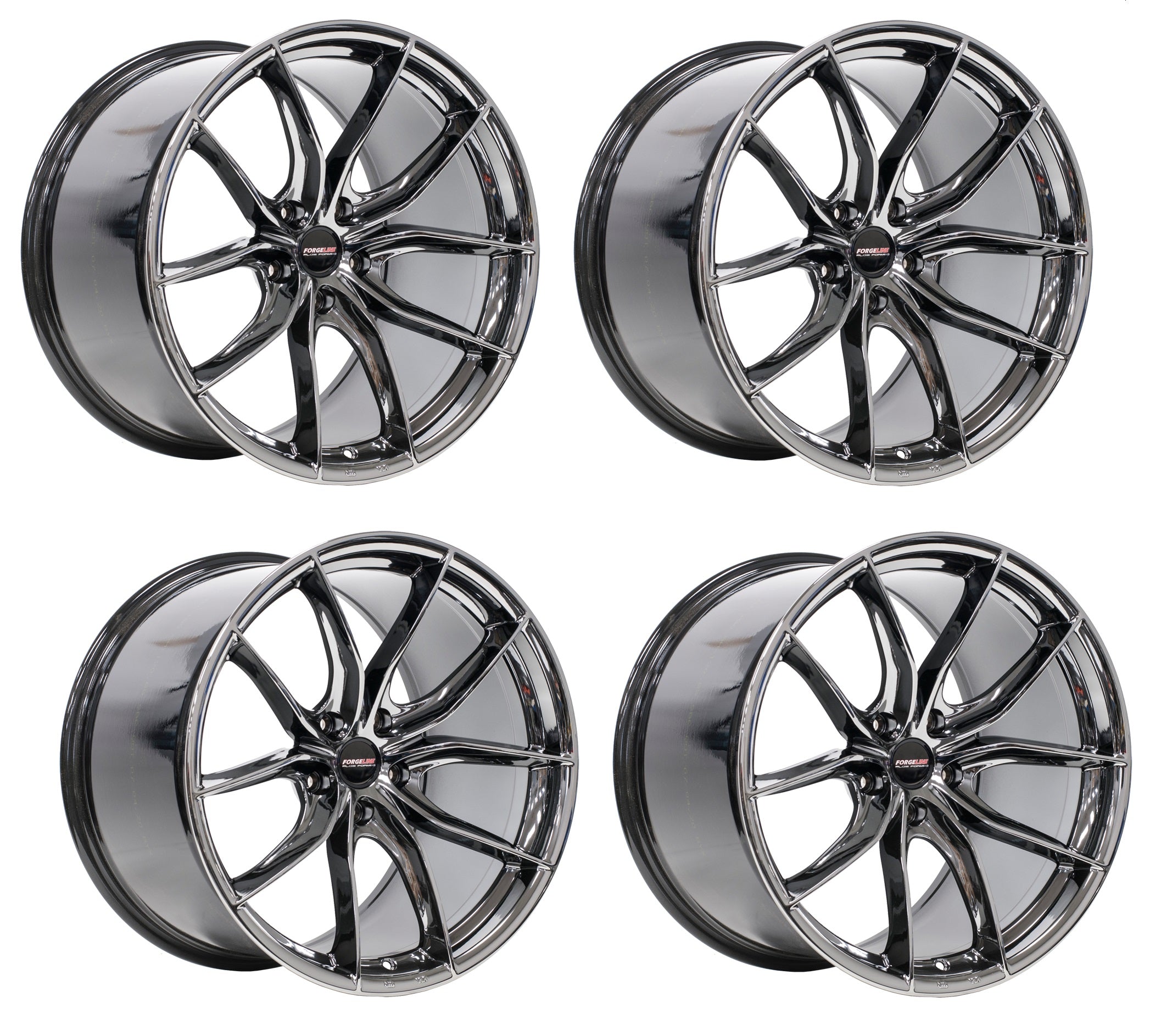 Forgeline F01 Wheels for C8 Corvette - Black Ice Set – Surf City