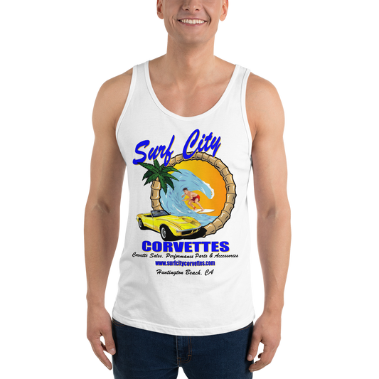 Surf City Corvettes Tank Top - White