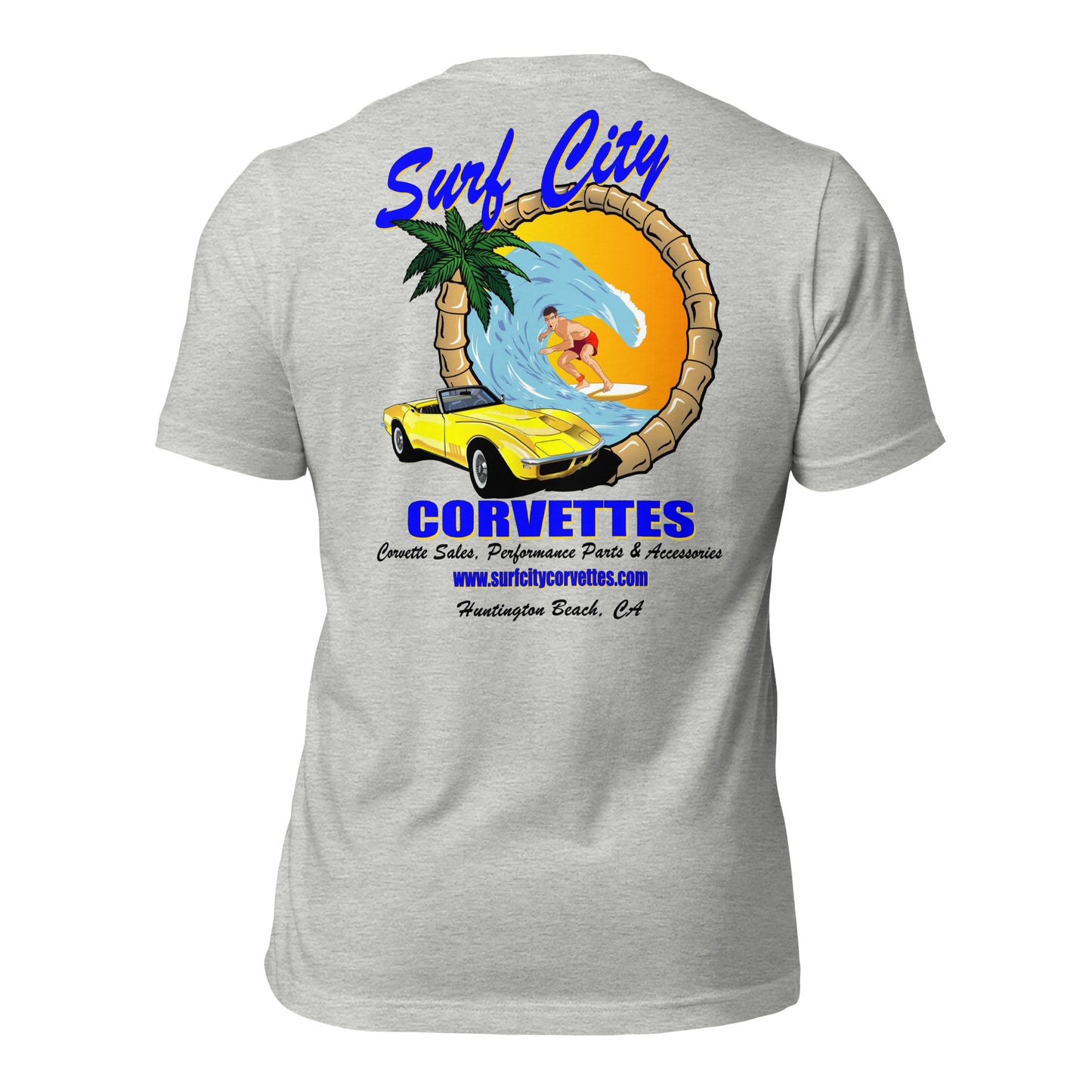 Surf City Corvettes T-Shirt - Heather Gray