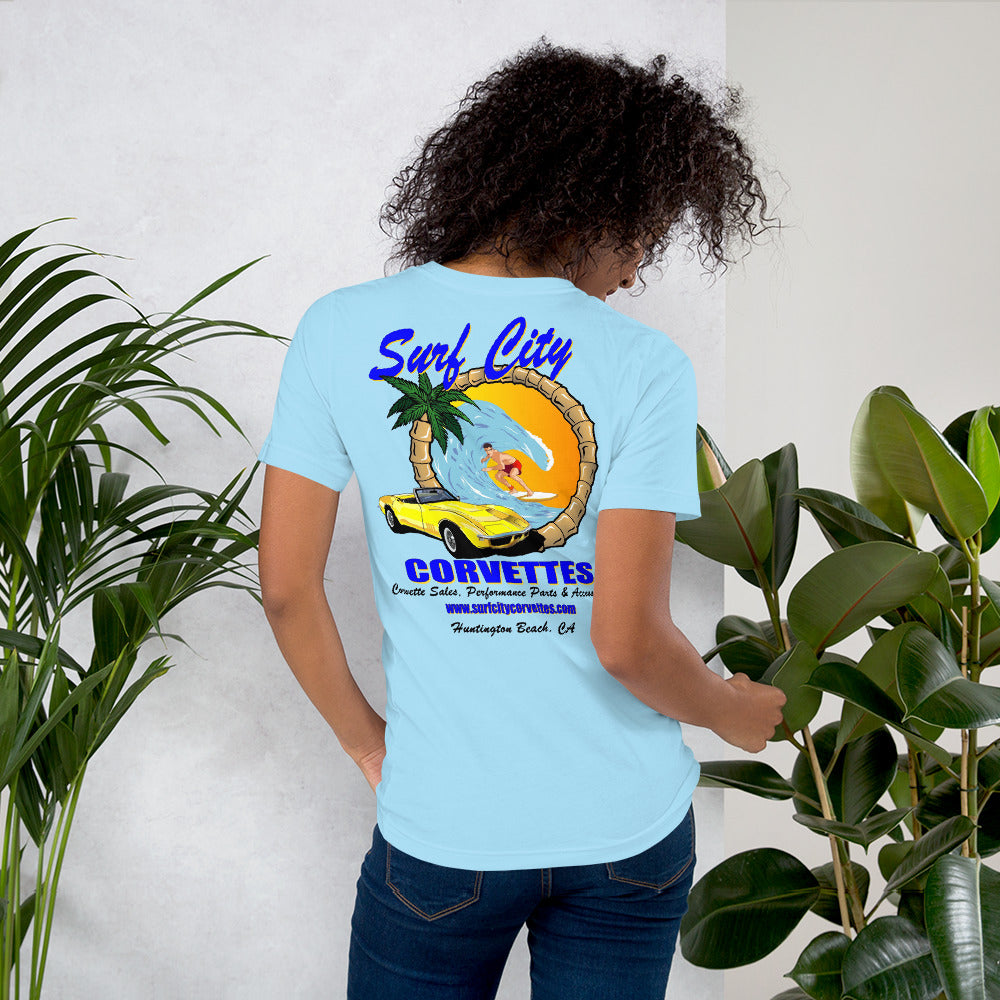 Surf City Corvettes T-Shirt - Ocean Blue