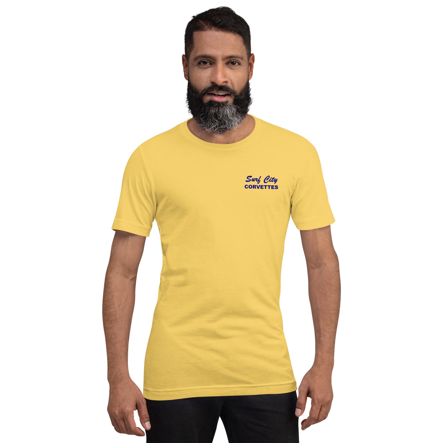 Surf City Corvettes T-Shirt - Yellow