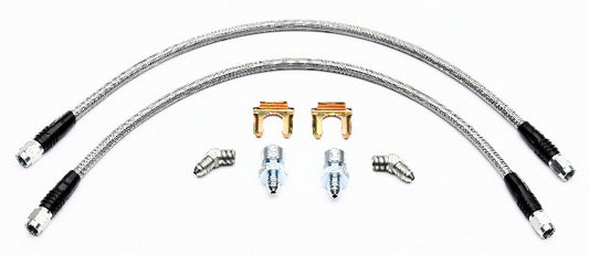 Wilwood Stainless Steel Braided Brake Flexline Kit - Rear