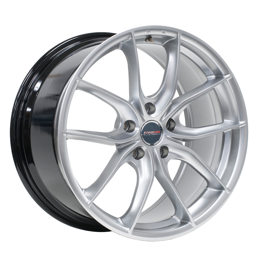 Corvette Wheels: Forgeline F01 - Liquid Silver