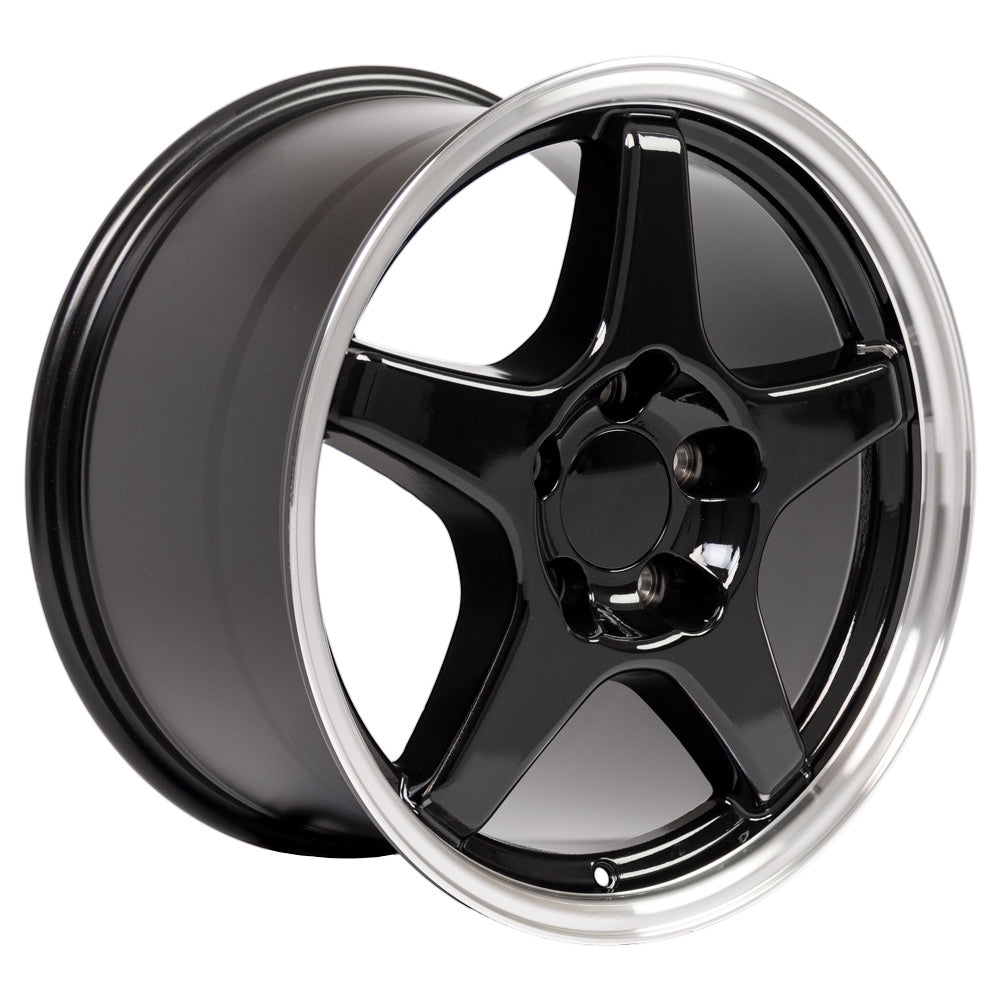 C4 ZR1 Corvette Replica Wheel - Gloss Black single