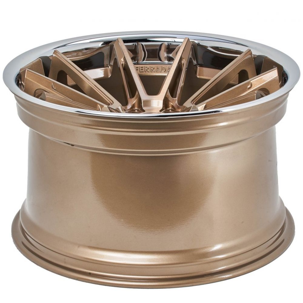 C6-C7 Corvette Wheels: Ferrada CM2 - Brushed Cobre w/ Chrome Lip (concave)