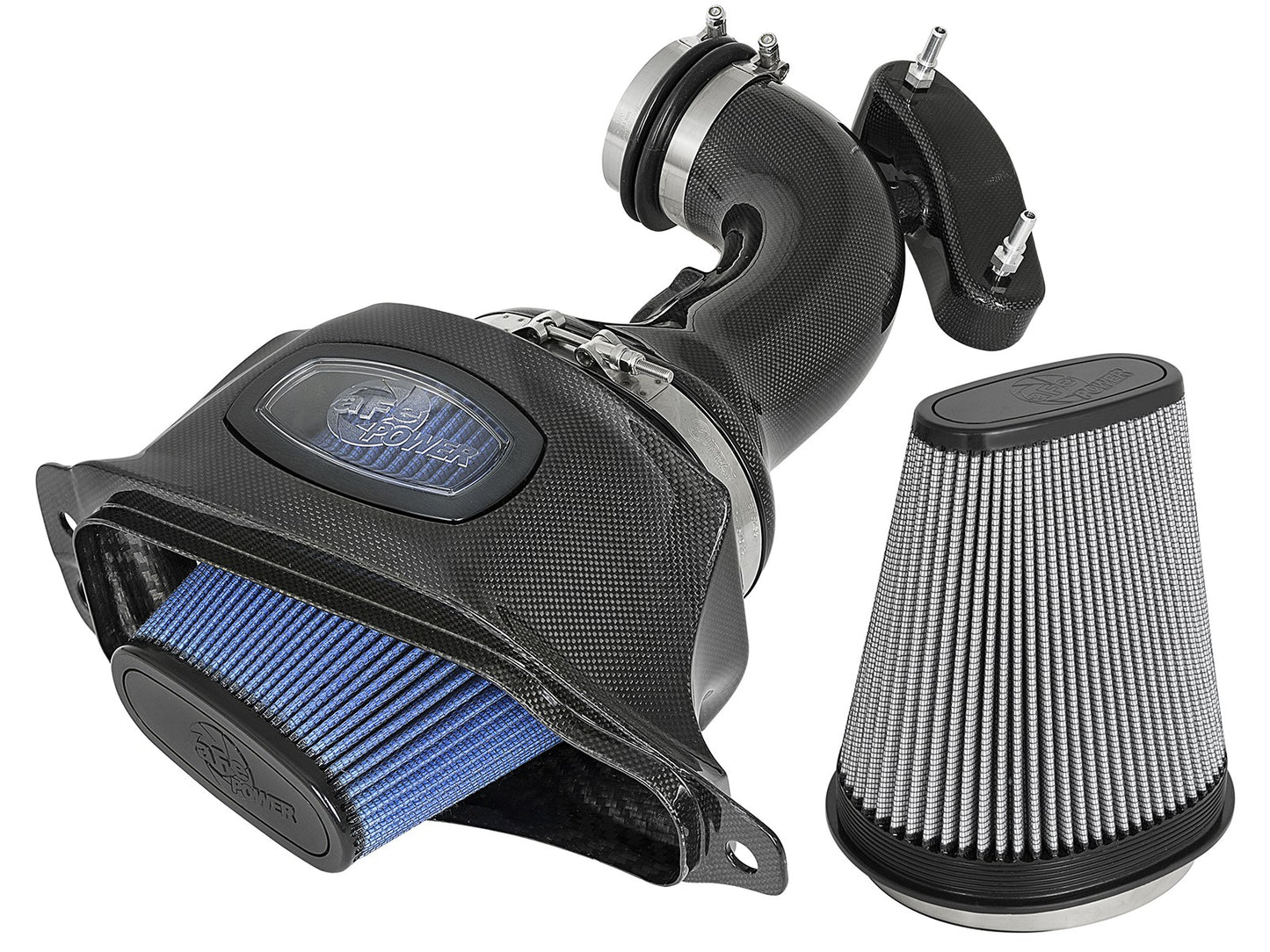 C7 Corvette Momentum Carbon Fiber Cold Air Intake - aFe Power