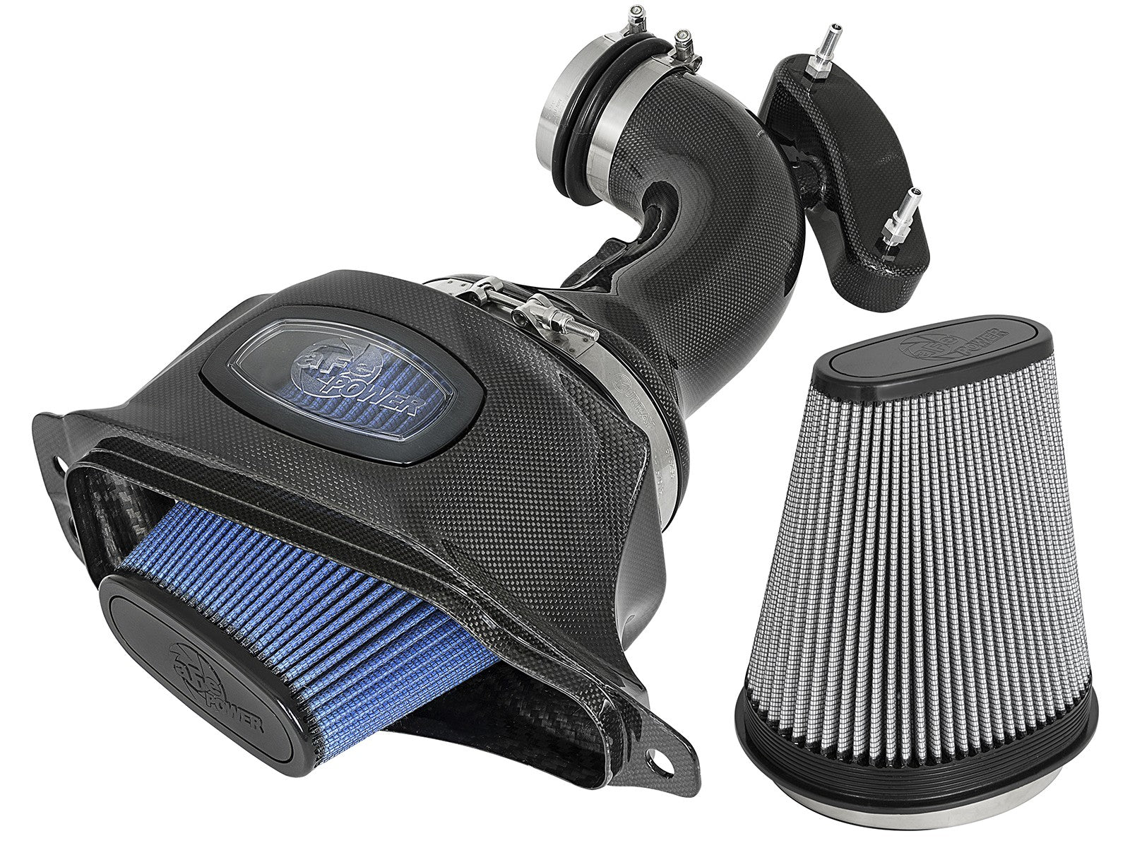 C7 Corvette Momentum Carbon Fiber Cold Air Intake - aFe Power