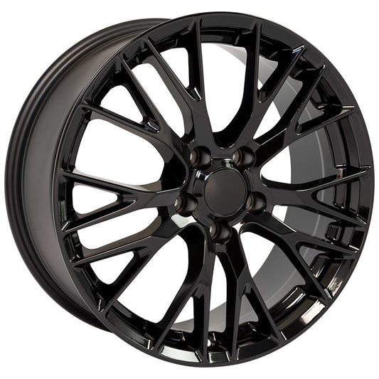 C7 Corvette Z06 Gloss Black Replica Wheel