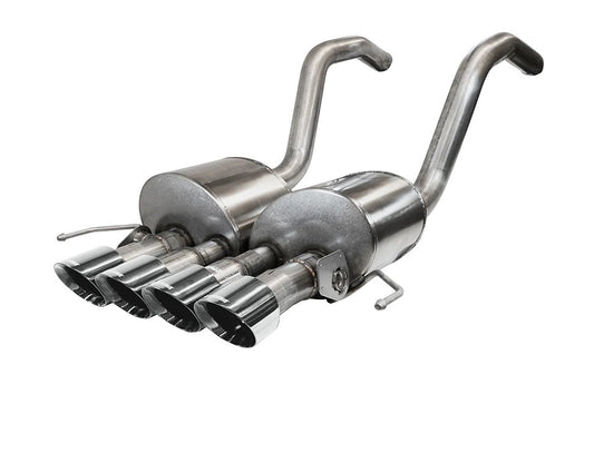 C7 Corvette Exhaust System: 2.75 in. Axle-Back NPP w/ Quad 4.5 in. Tips | 2015-2019 Z06, GS, ZR1 - Corsa Performance