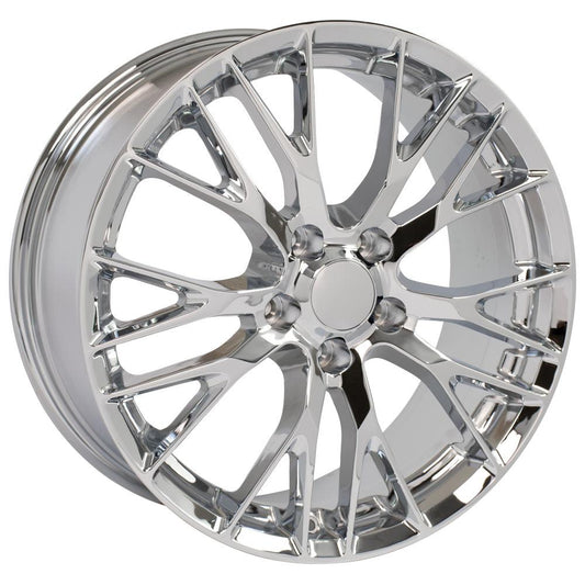 C7 Z06 Corvette Replica Wheel - Chrome for C7 fitment