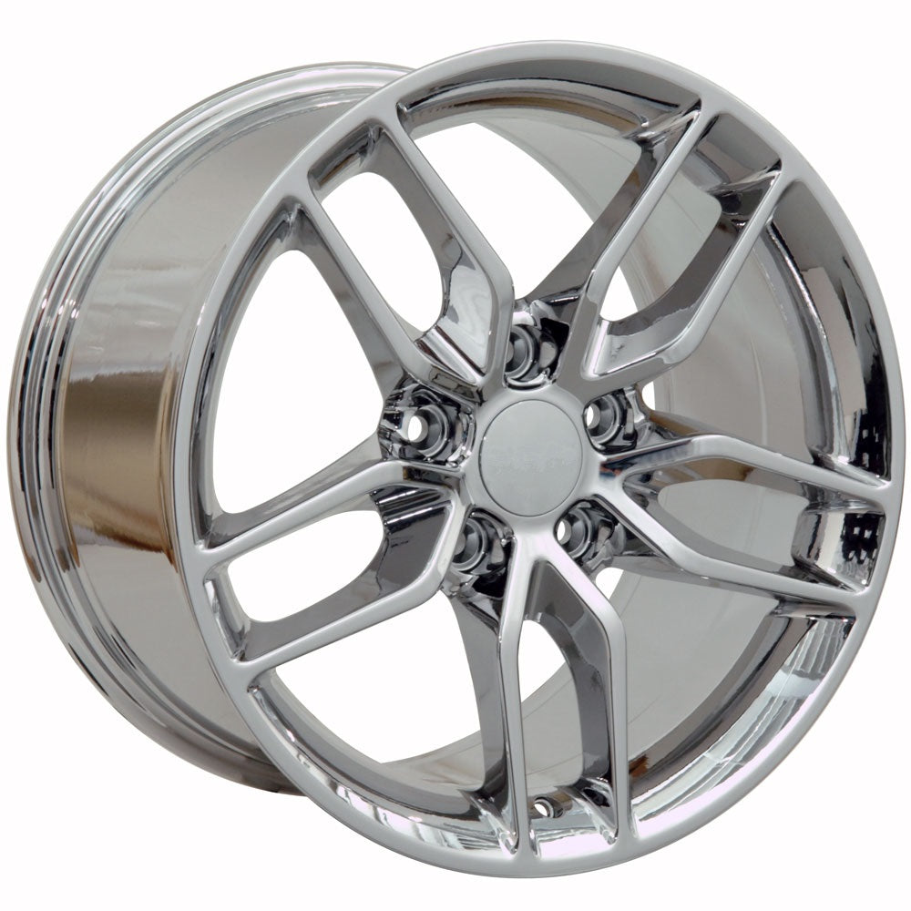 C7 Z51 Corvette Replica Wheel - Chrome (single wheel)