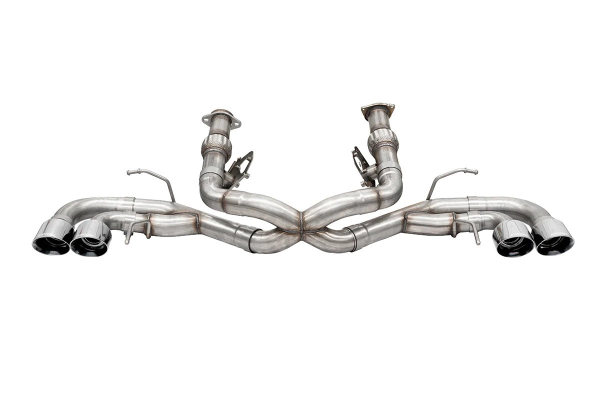 C8 Corvette Exhaust: Cat-Back w/o NPP; No AFM; Twin 4.5 in. Tips - Corsa Performance
