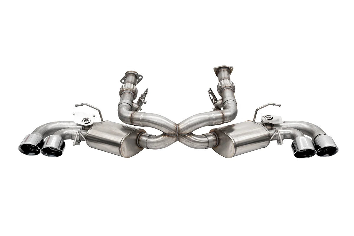 C8 Corvette Exhaust: Cat-Back NPP; w/o AFM w/ Twin 4.5 in. Tips - Corsa Performance