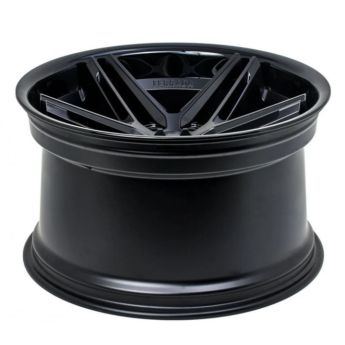 Ferrada CM1 Wheels for C8 Corvette - Matte Black w/ Gloss Black Lip ...