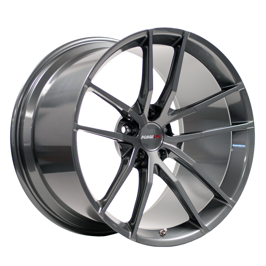 C8 Corvette Wheels: Forgeline AR1 - Pearl Gray