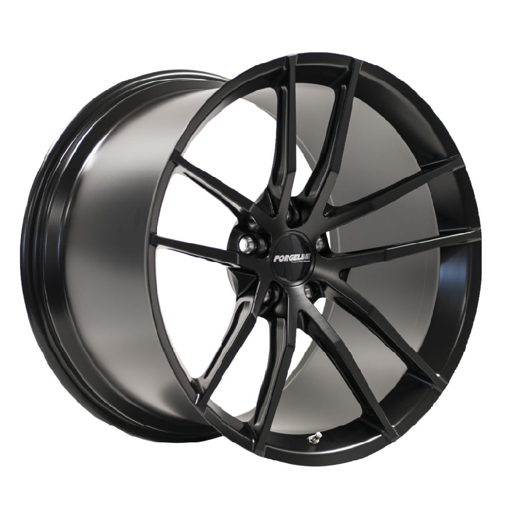 C8 Corvette Wheels: Forgeline AR1 - Satin Black