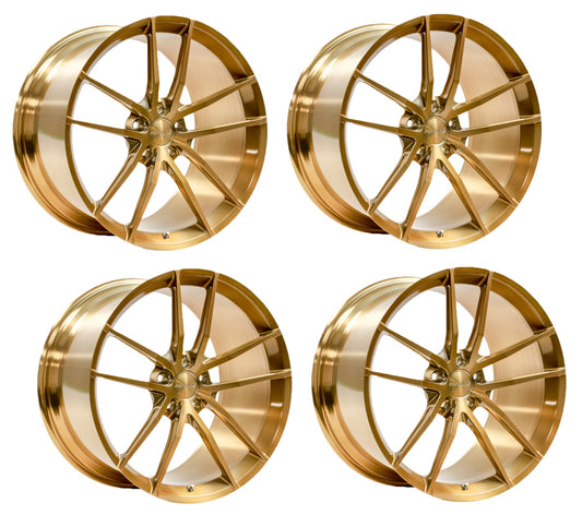 C8 Corvette Wheels: Forgeline AR1 - Gold (Set)