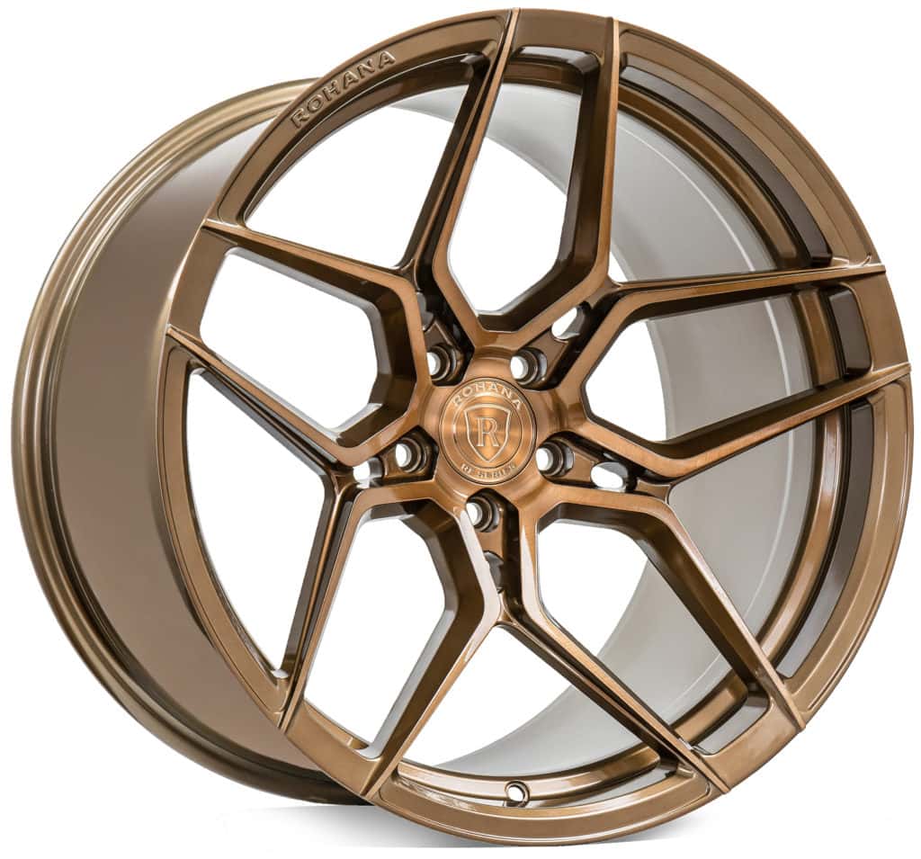 C8 Corvette Wheels: Rohana RFX11 - Brushed Bronze