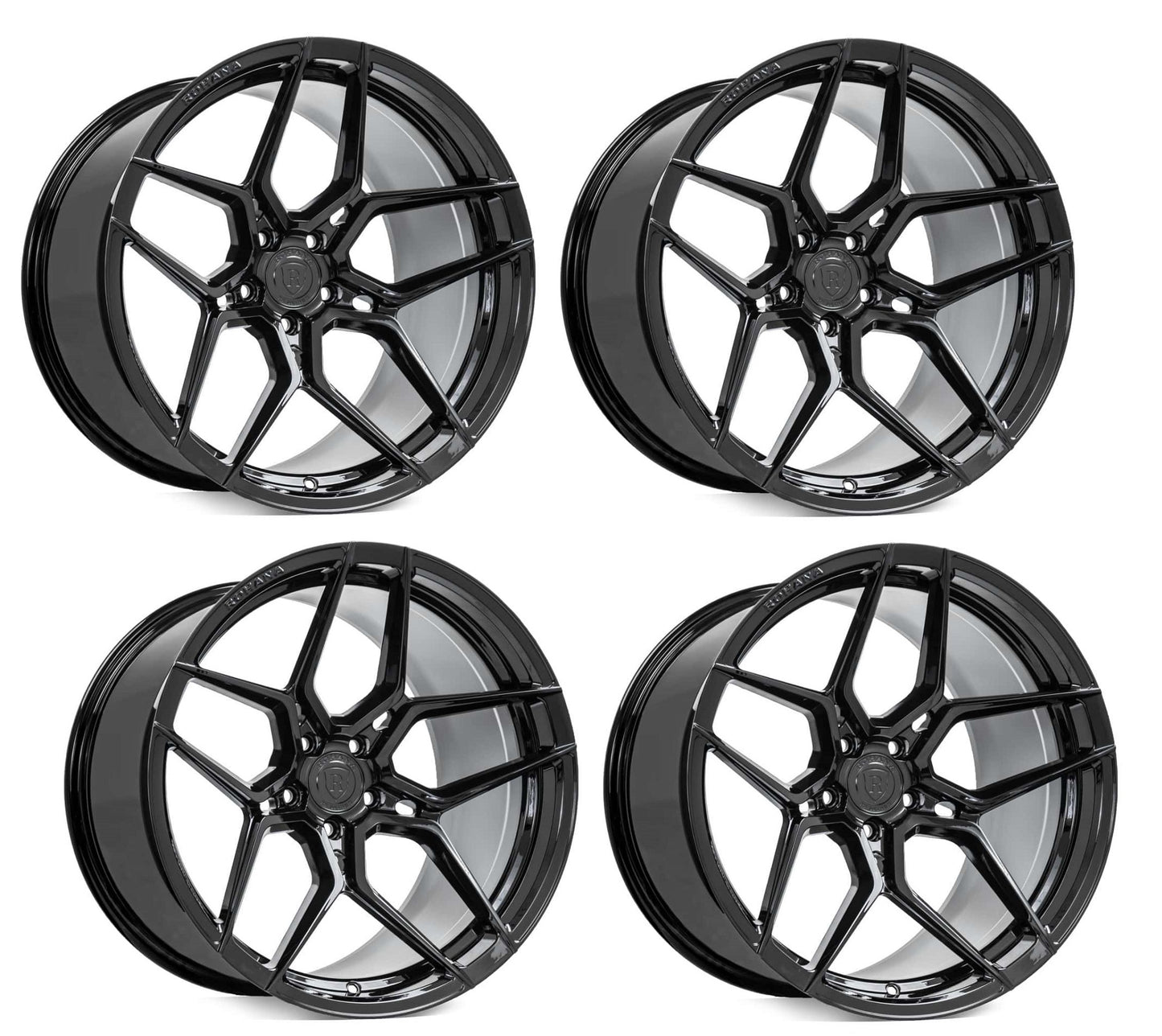 C8 Corvette Wheels: Rohana RFX11 - Gloss Black (Set)