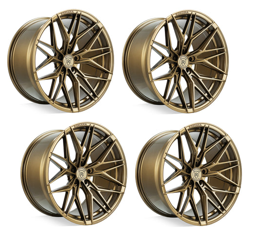 C8 Corvette Wheels: Rohana RFX17 - Gloss Bronze (Set)
