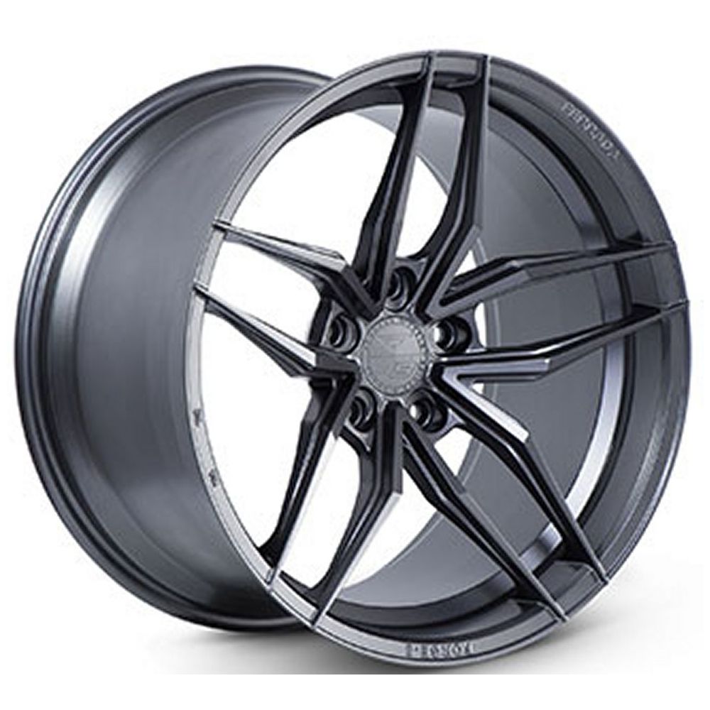 C8 Corvette Wheels: Ferrada Forge-8 FR5 - Matte Graphite