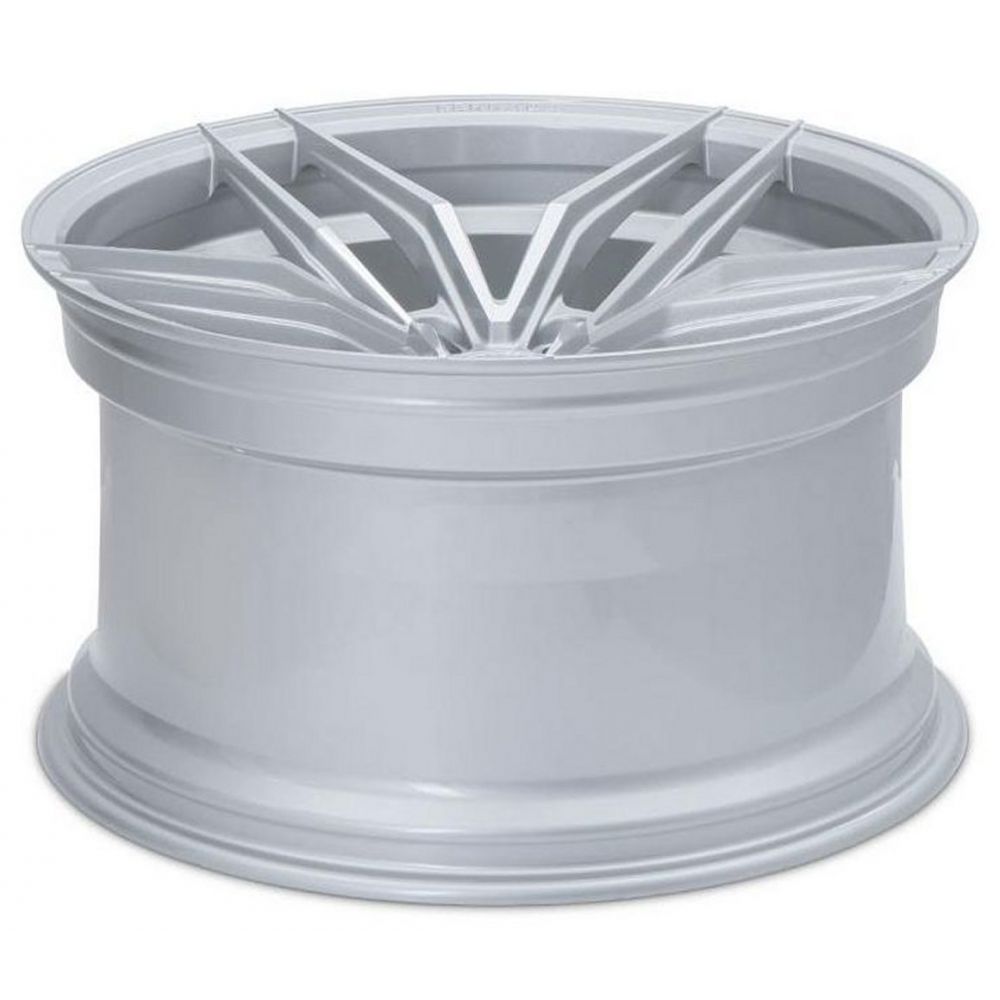 C8 Corvette Wheels: Ferrada Forge-8 FR5 - Machine Silver (concave)