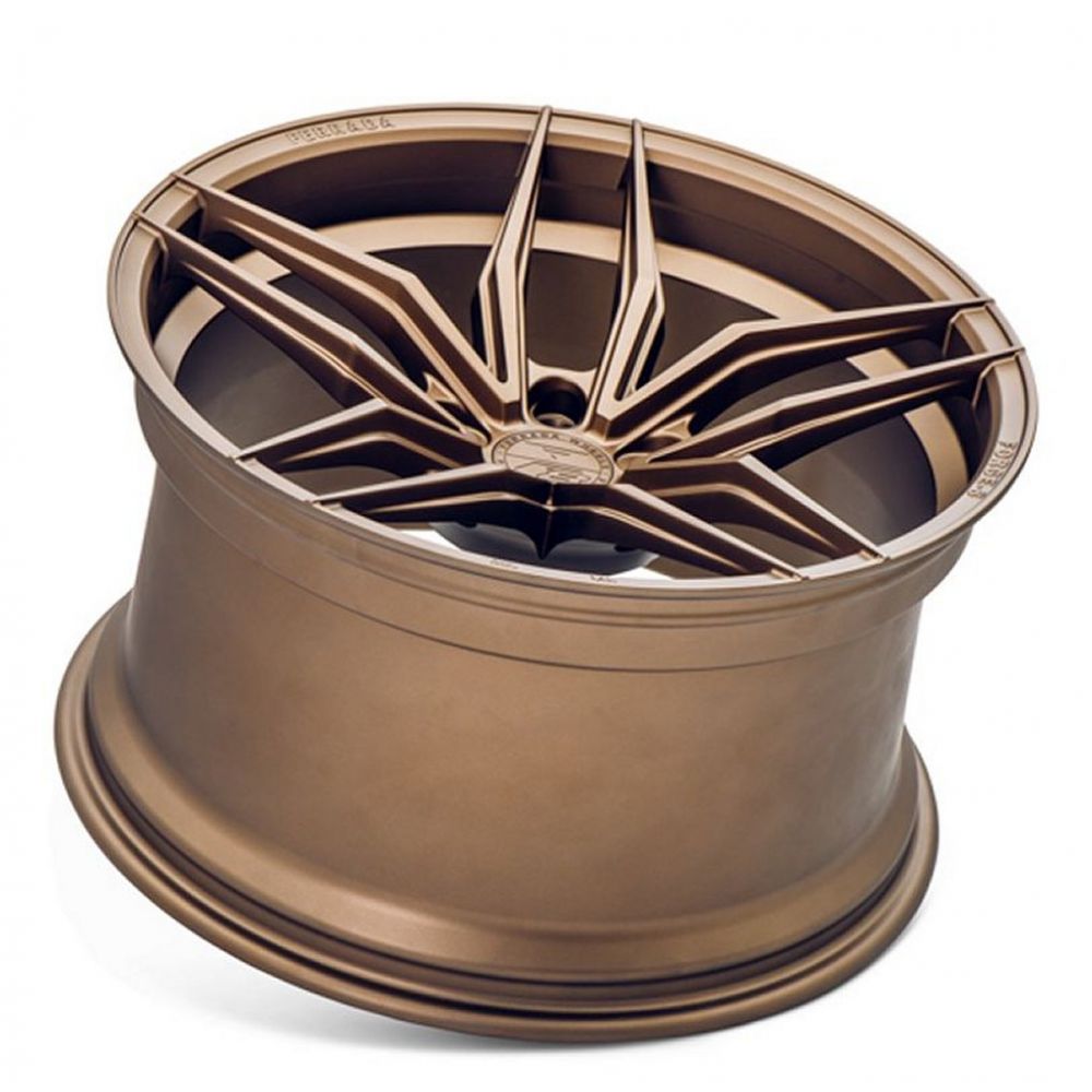 C8 Corvette Wheels: Ferrada Forge-8 FR5 - Matte Bronze (concave)