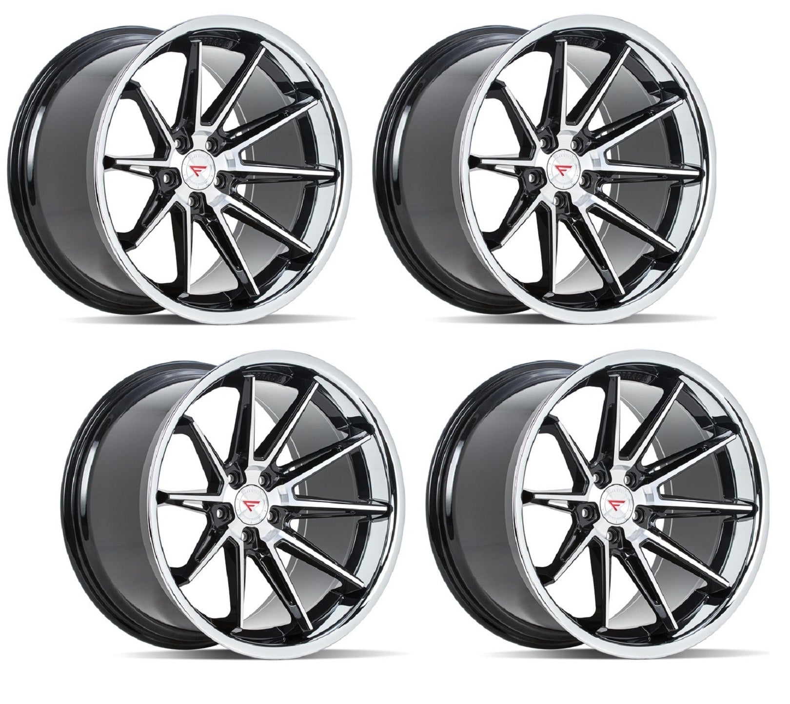 Corvette Wheels: Ferrada CM2 - Machine Face w/ Chrome Lip (Set) – Surf ...